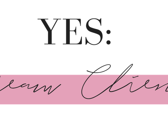yes dream clients- the logo